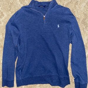 Polo Men’s 1/4 zip pullover sweater